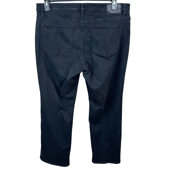 Lauren Ralph Lauren Black Modern Straight Curvy Jeans Size 16 - Picture 2 of 8